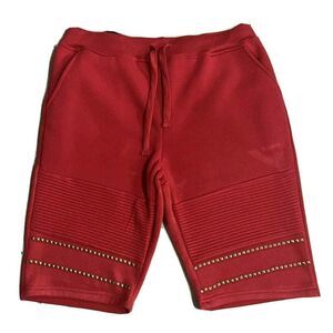 Sacred Crown Men’s Jogger Shorts size Large Red‎